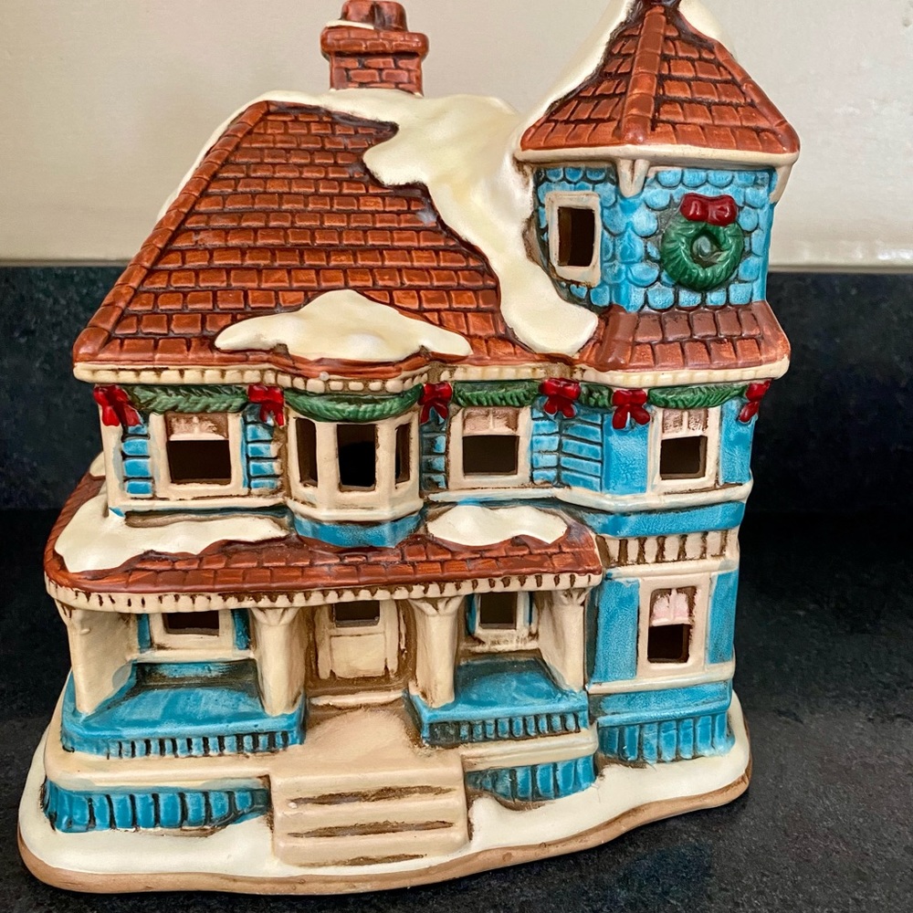 Lefton 1989 The Ardmore Christmas house vintage